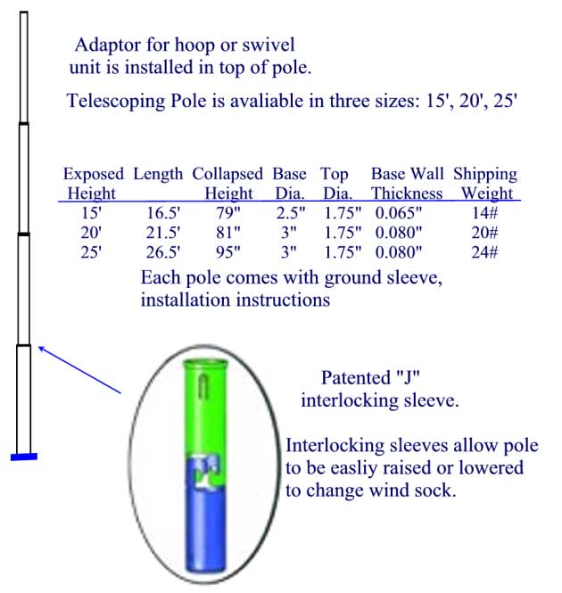 Roc Tan J Lock and Pole